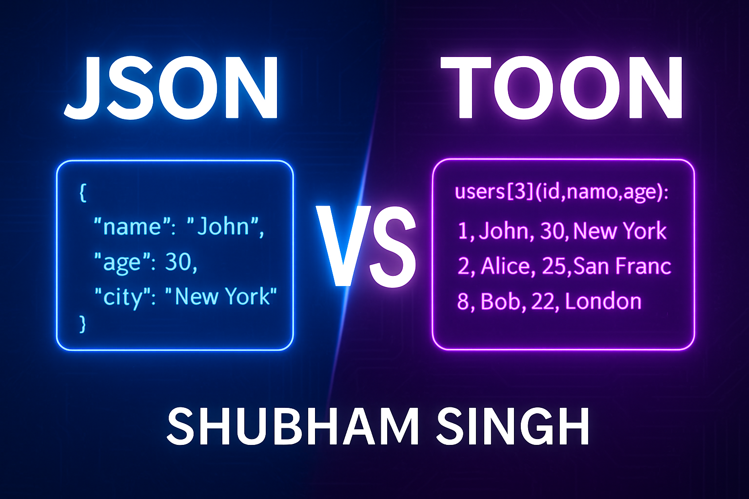 JSON vs TOON: The New Battle of Data Formats in the AI Era
