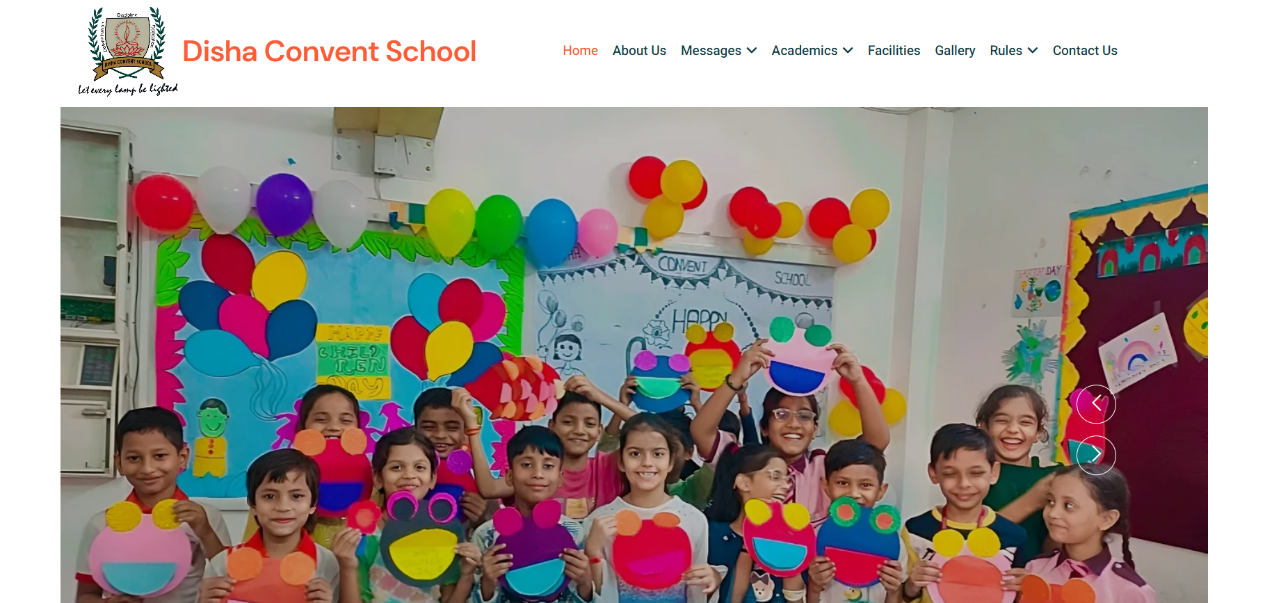 Disha Convent School Website